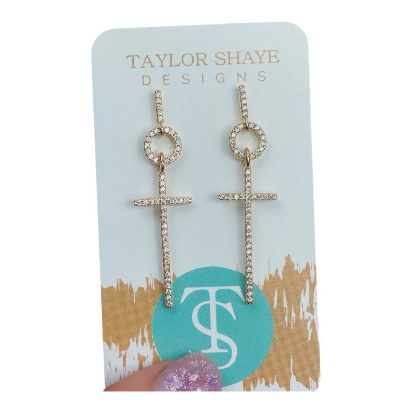 Catherine Cross Earrings