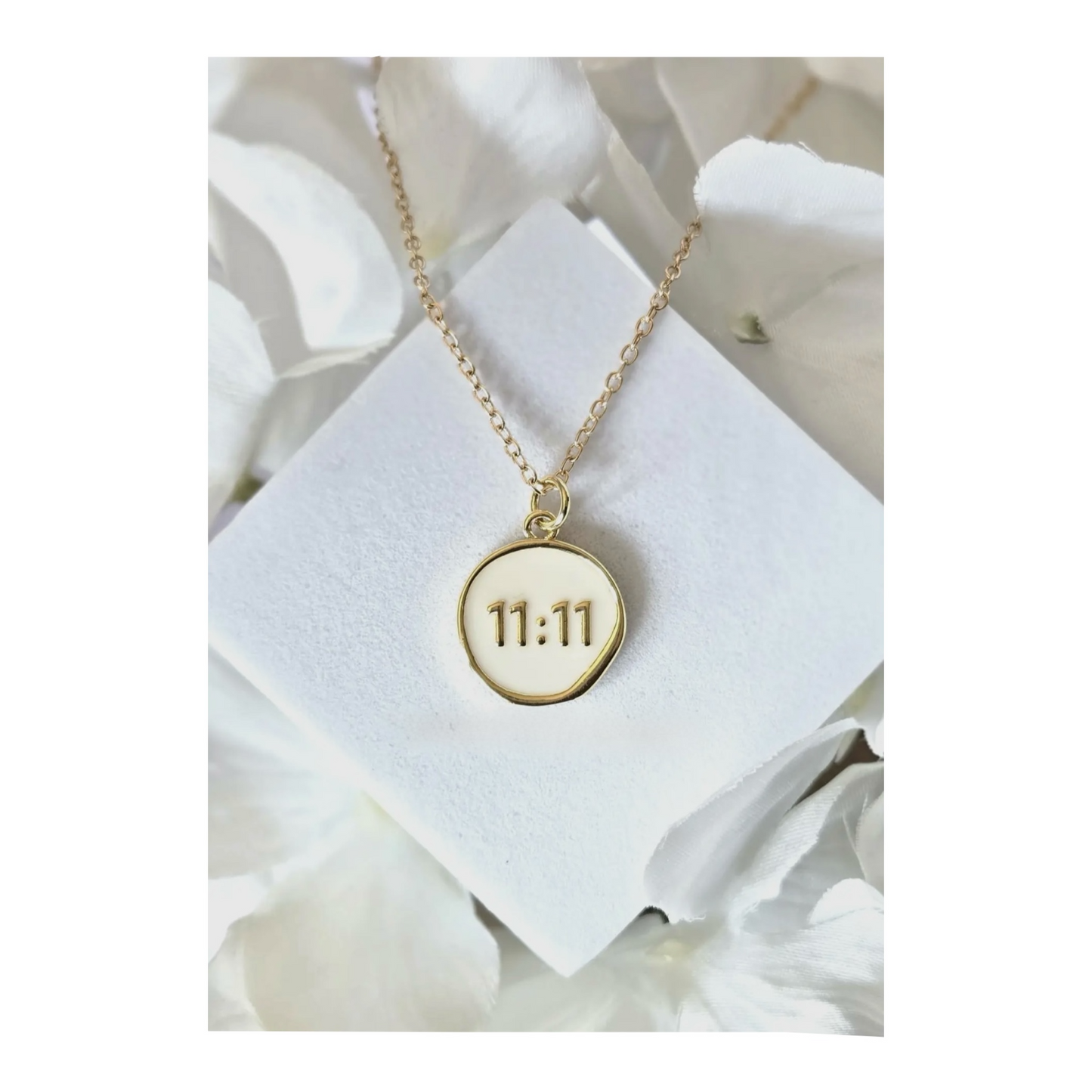 11:11 Angel Number Necklace - 18K Gold Plated