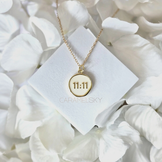 Seraphina 11:11 Necklace - 18K Gold Plated