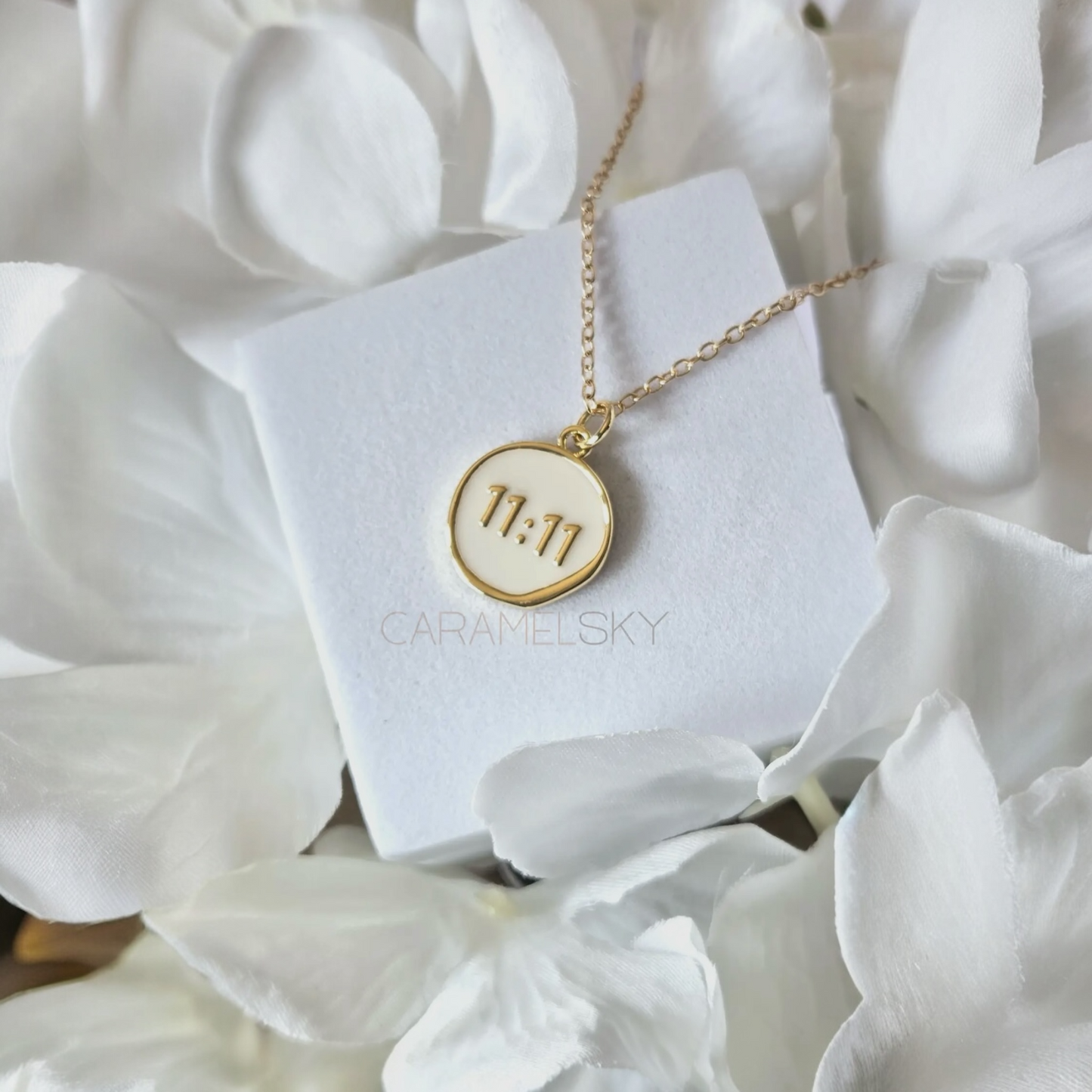 Seraphina 11:11 Necklace - 18K Gold Plated