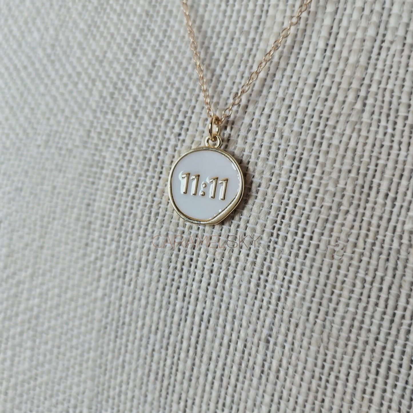 Seraphina 11:11 Necklace - 18K Gold Plated