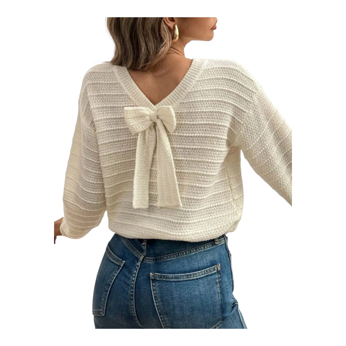 Maribel Bow Knit Top