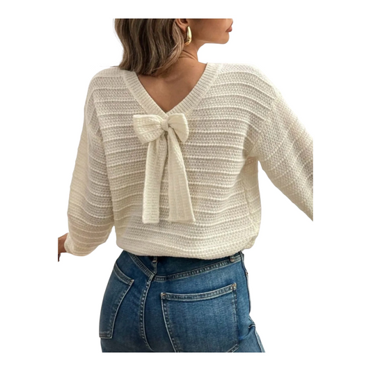 Maribel Bow Knit Top