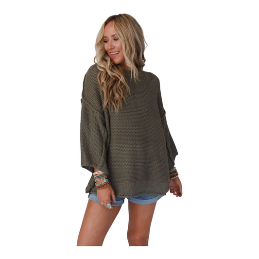 Calla Oversized Knit Top