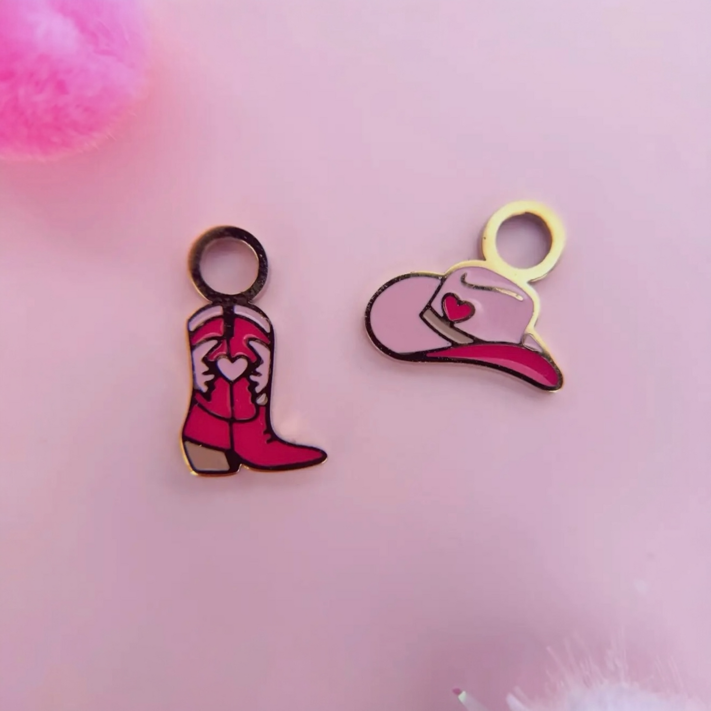 Disco Cowgirl Huggie Charms