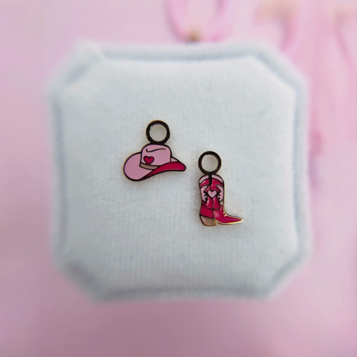 Disco Cowgirl Huggie Charms