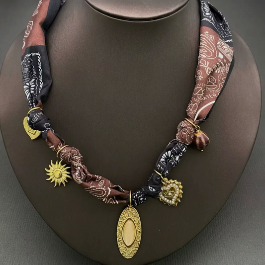 Aurora Scarf Necklace