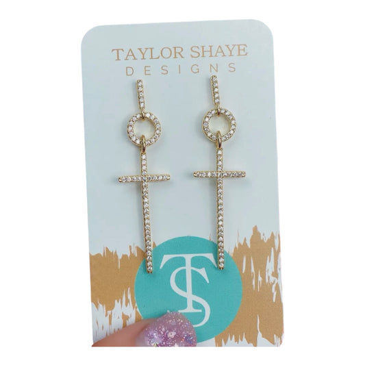 Catherine Cross Earrings