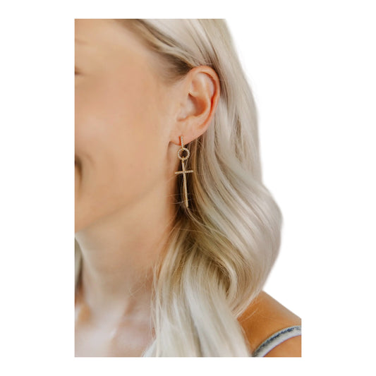 Catherine Cross Earrings