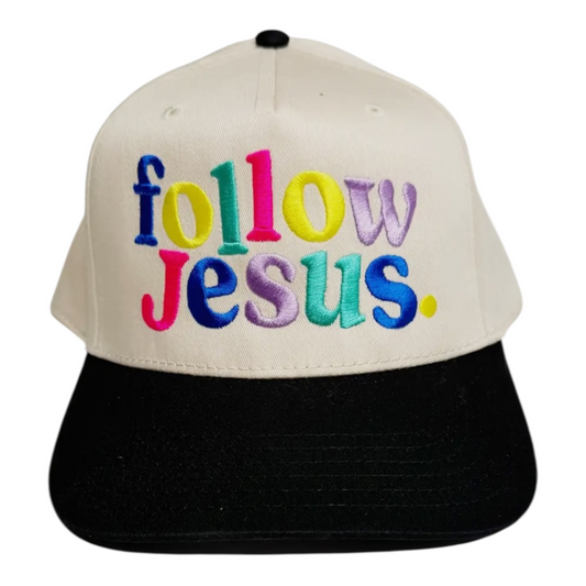 Follow Jesus Canvas Hat