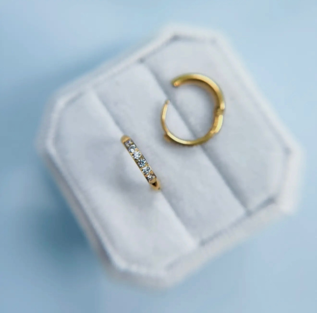 Cz Huggie Hoops