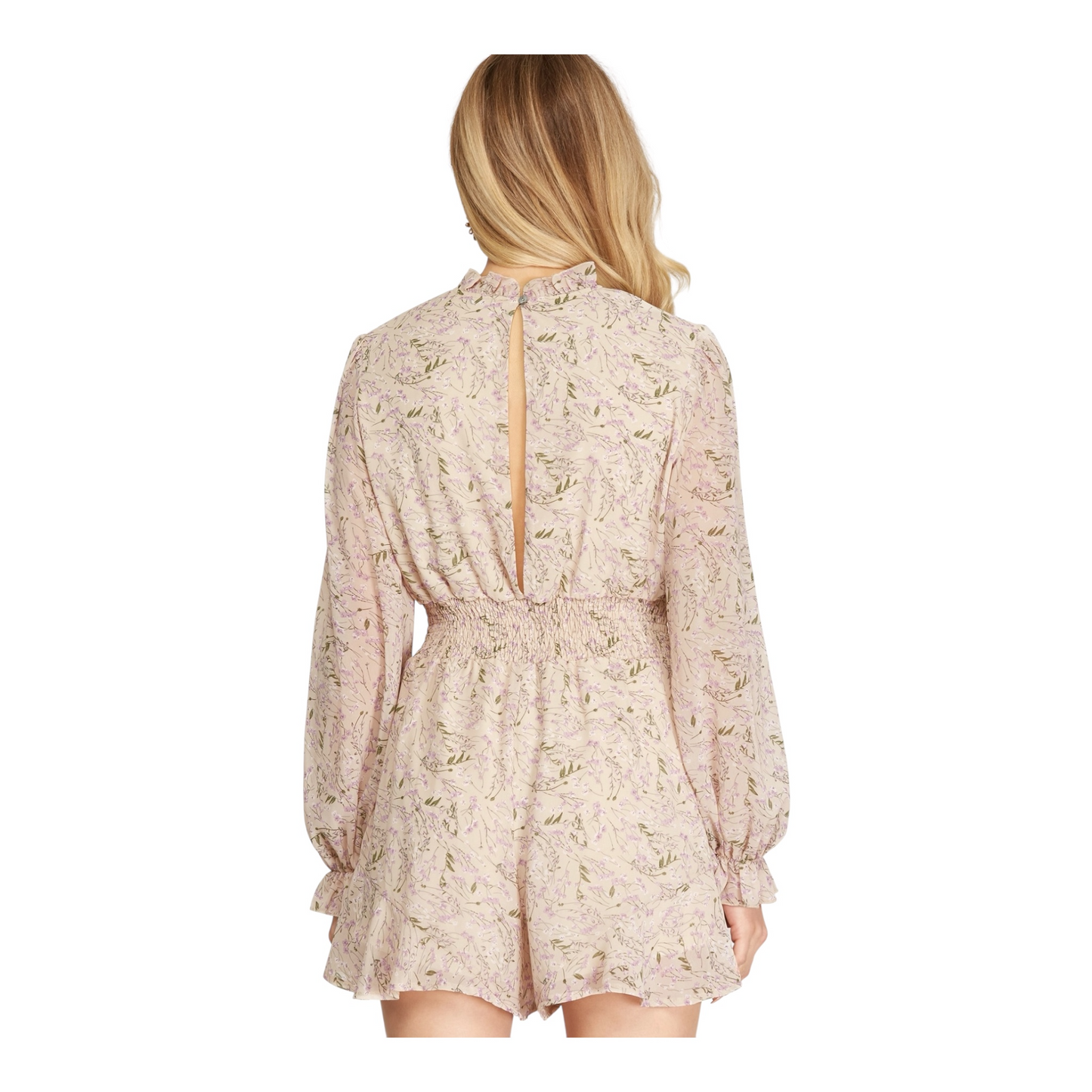 Faye Smocked Waist Romper